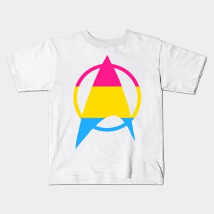 Pansexual Starfleet Pride Kids T-Shirt